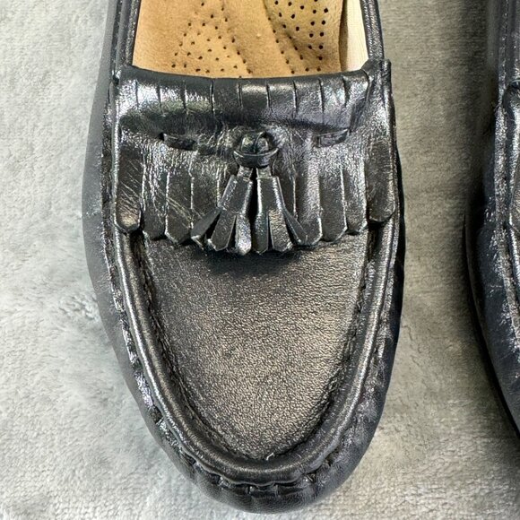 SAS Womens shoes size 7.5N Grey all day comfort loafers slip on - Picture 8 of 16